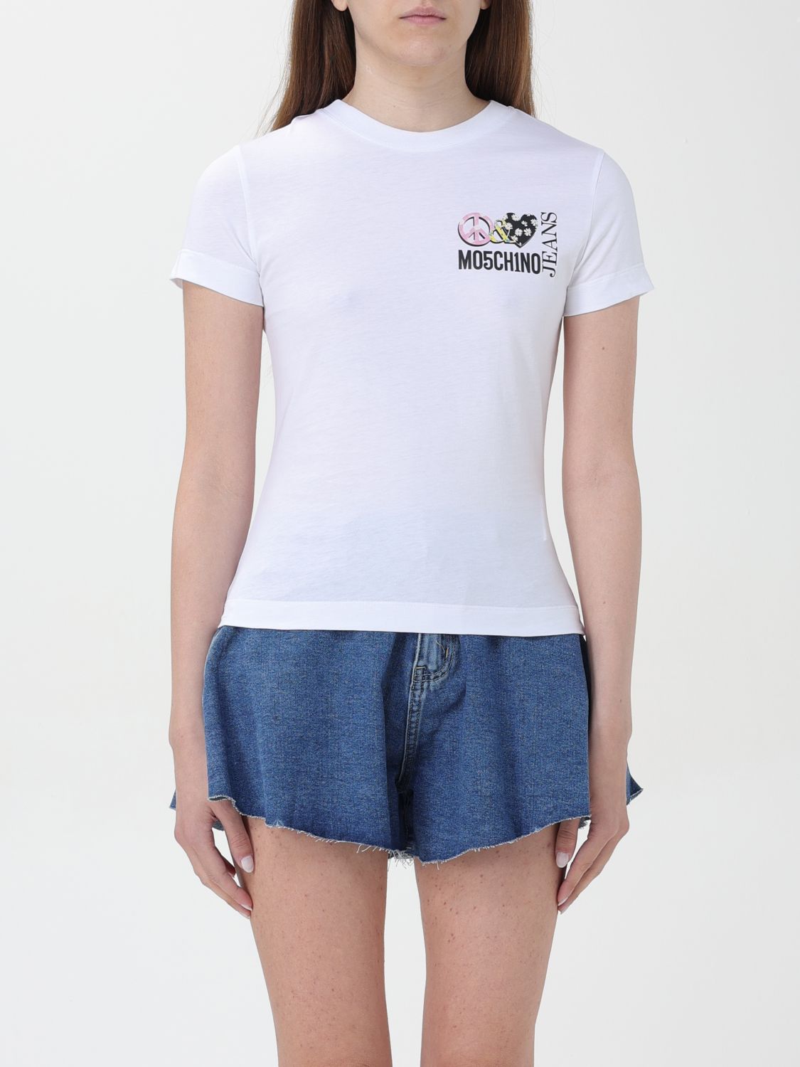 Moschino Jeans T-Shirt MOSCHINO JEANS Woman color White