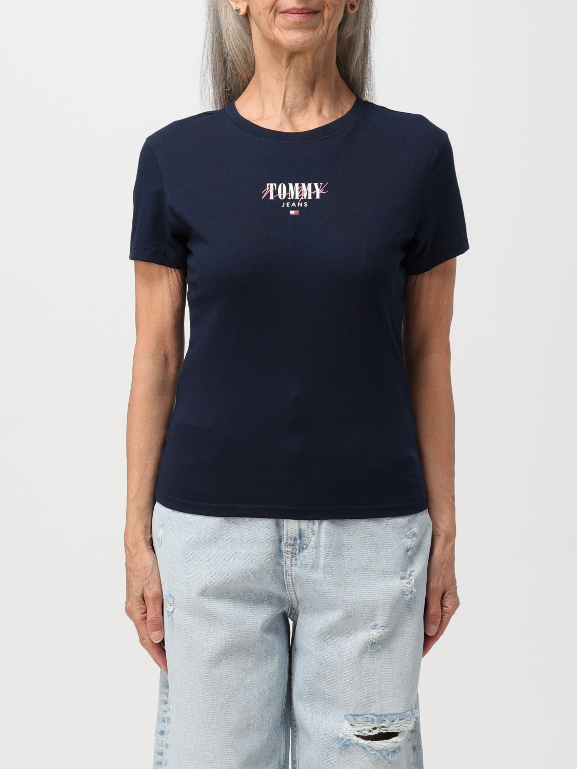 Tommy Jeans T-Shirt TOMMY JEANS Woman colour Navy