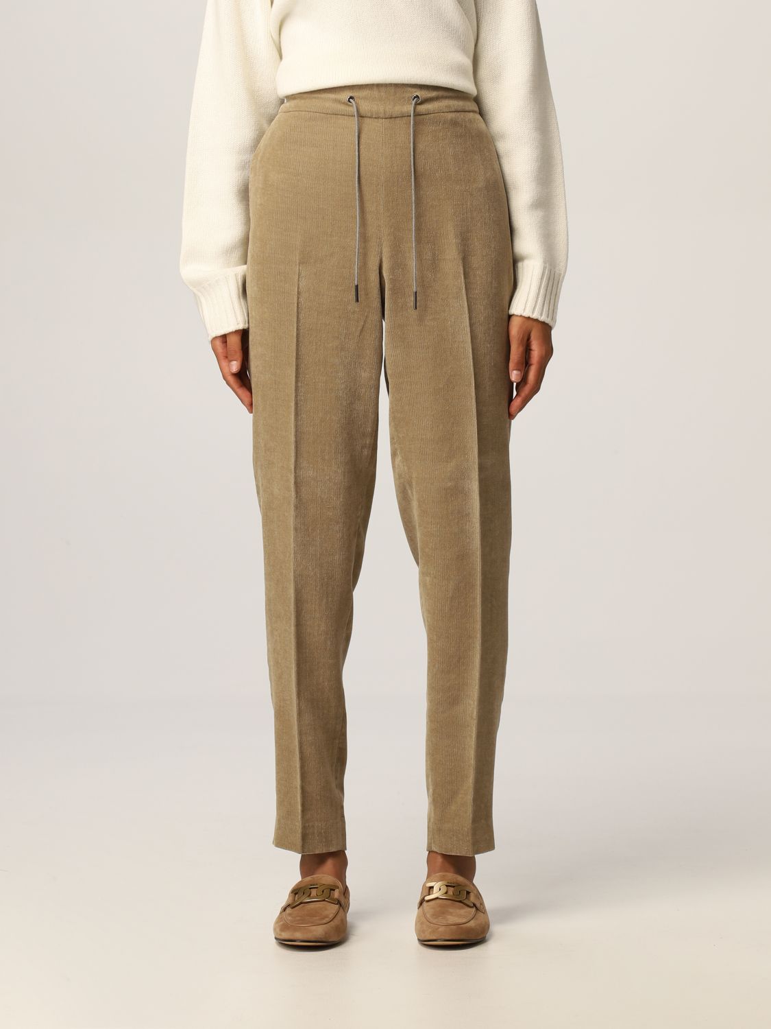 Fabiana Filippi Trousers FABIANA FILIPPI Woman colour Beige