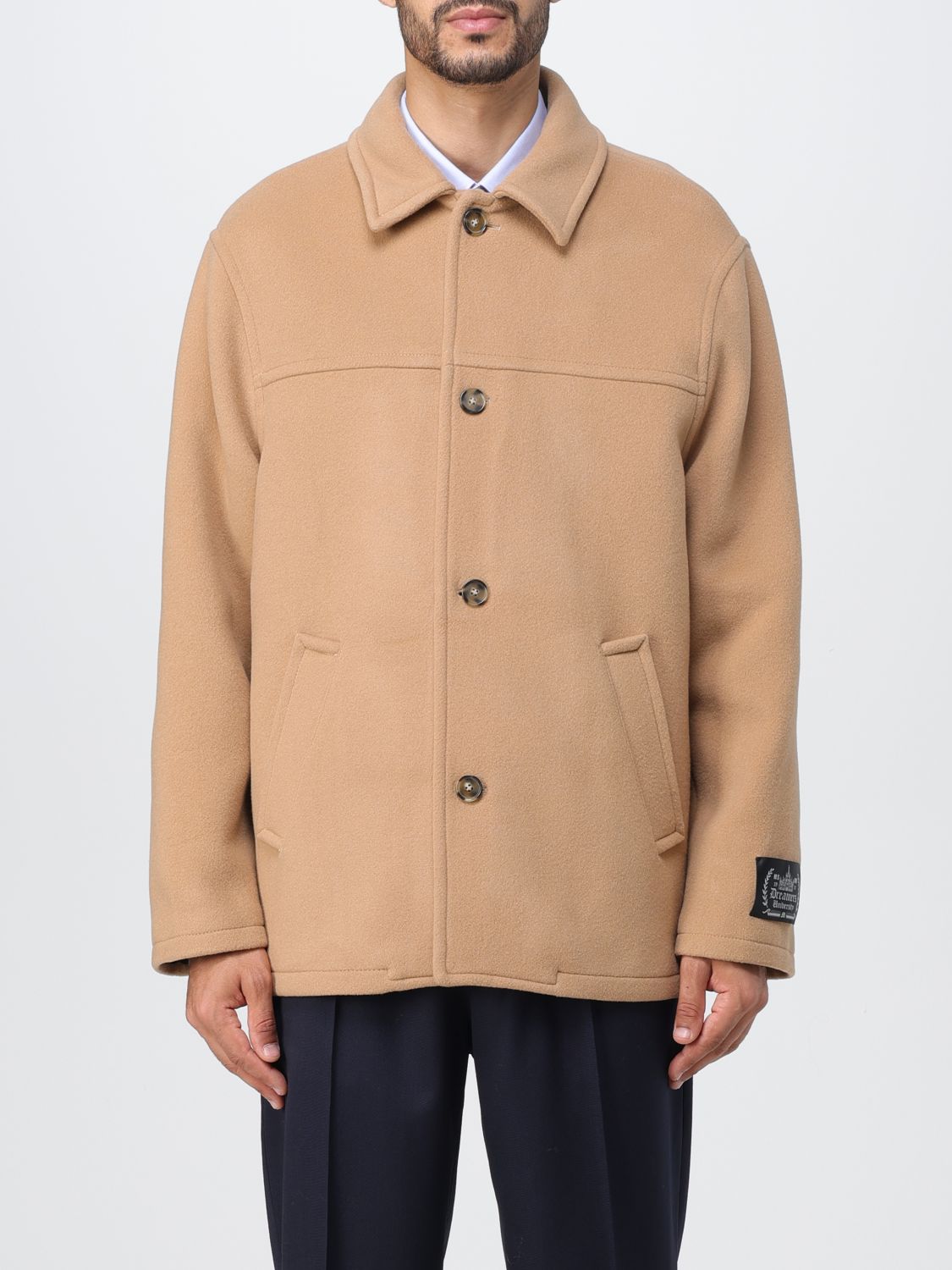 Msgm Coat MSGM Men colour Beige