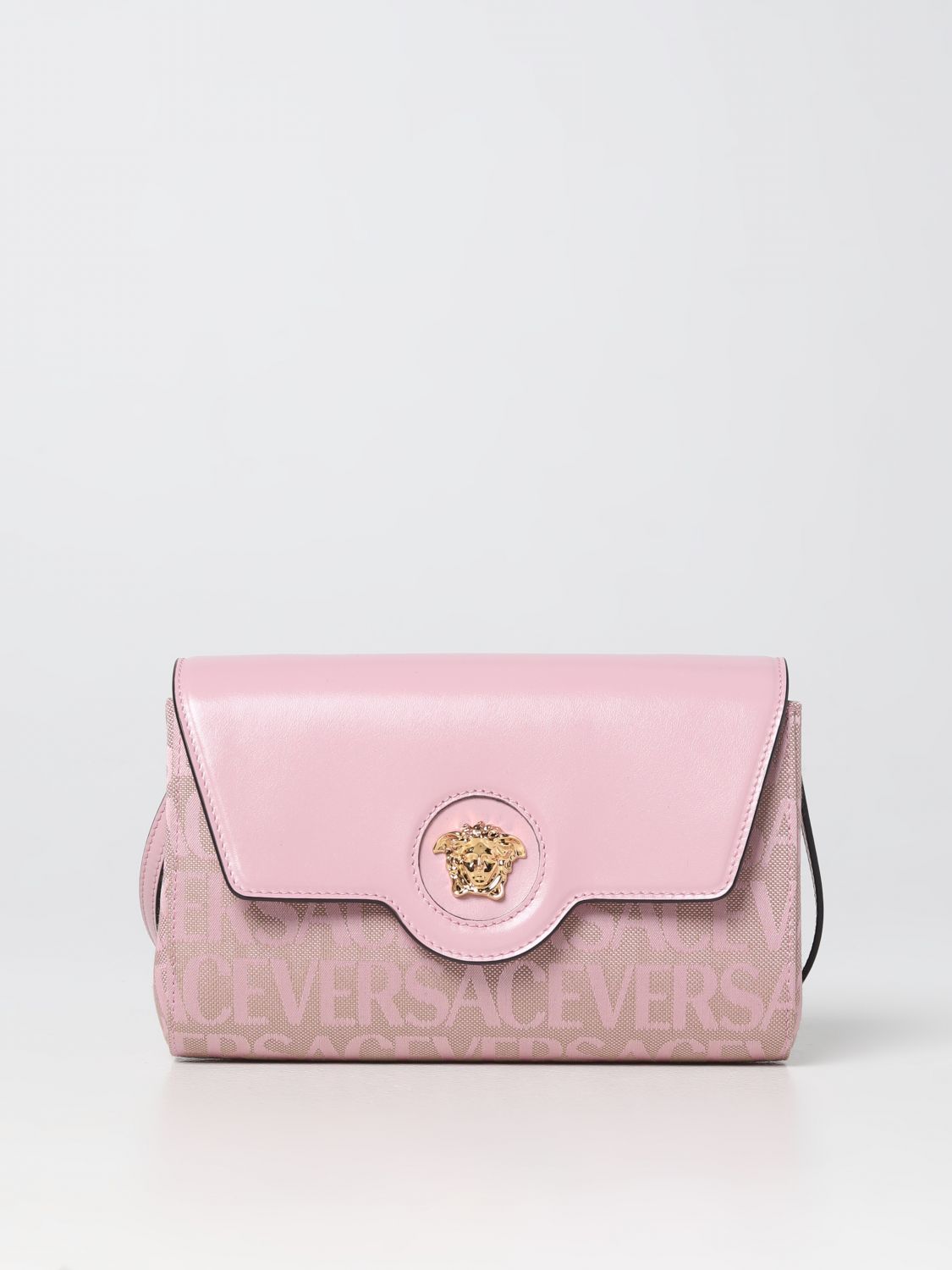 Versace Crossbody Bags VERSACE Woman colour Beige