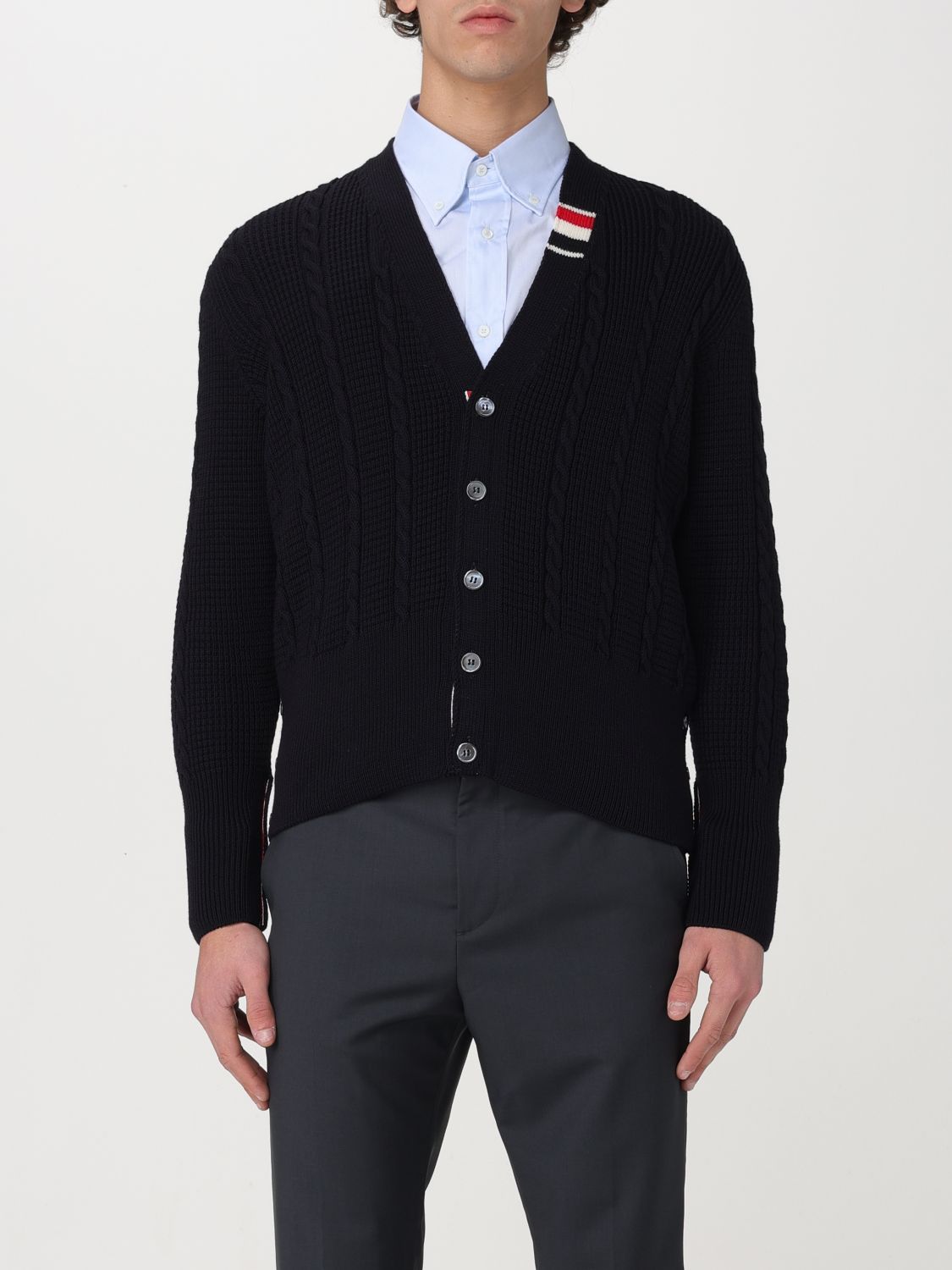 Thom Browne Cardigan THOM BROWNE Men colour Blue