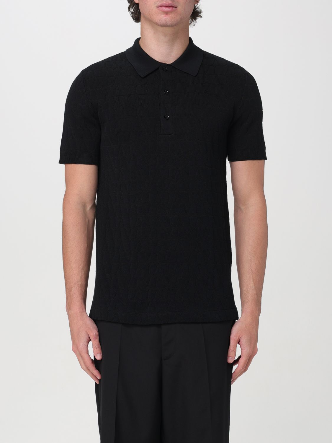 Valentino Polo Shirt VALENTINO Men color Black