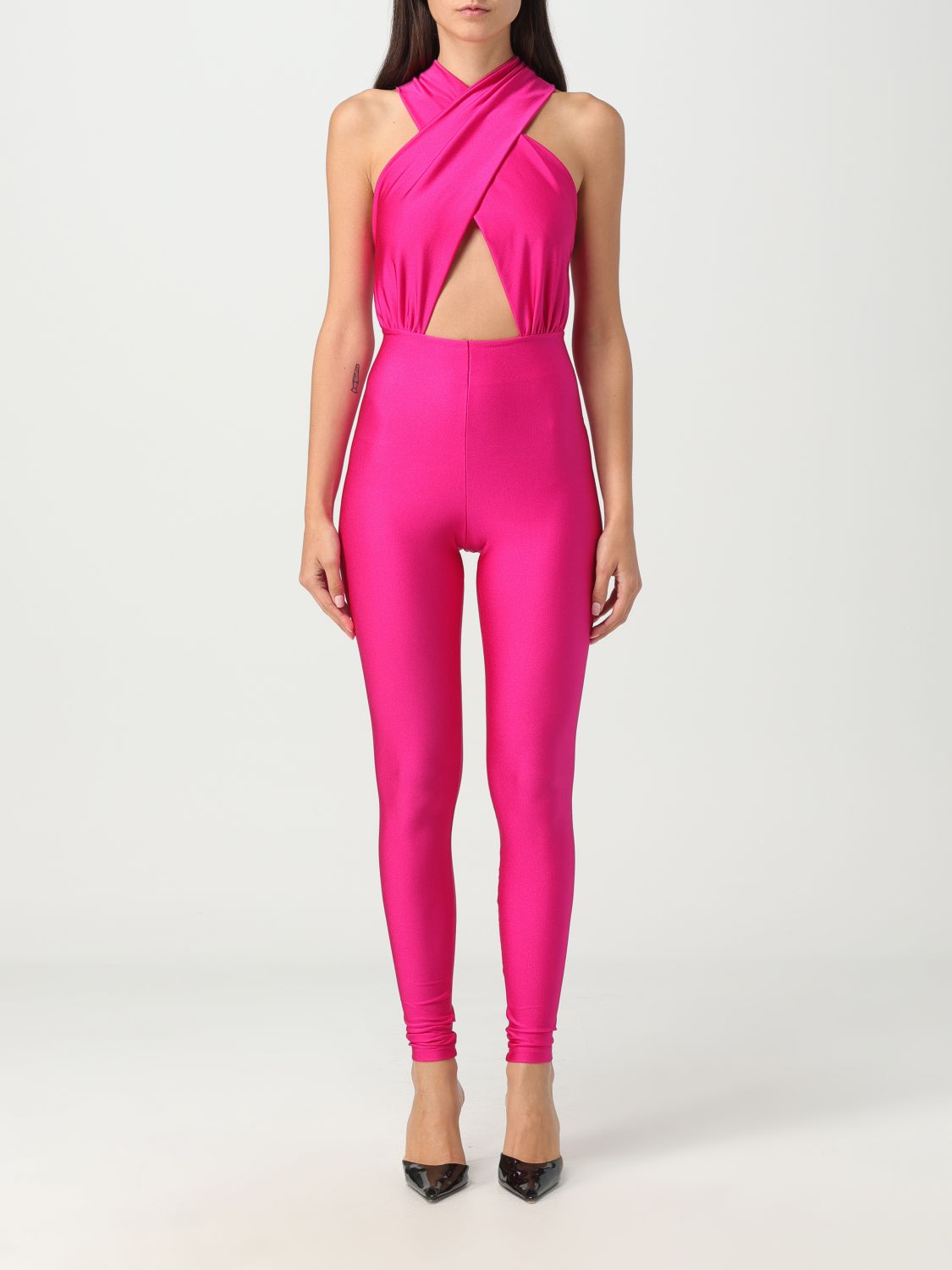 Andamane Jumpsuits ANDAMANE Woman colour Fuchsia