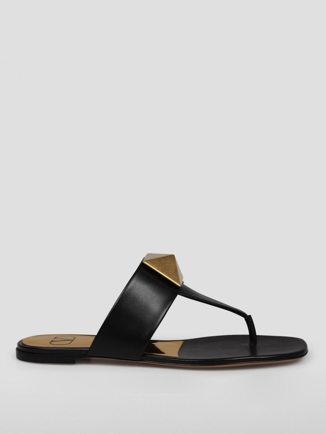 VALENTINO GARAVANI Flat Sandals VALENTINO GARAVANI Woman color Black