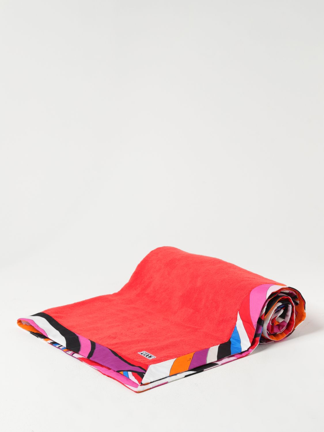 Emilio Pucci Junior Bath And Beach Towels EMILIO PUCCI JUNIOR Lifestyle colour Red