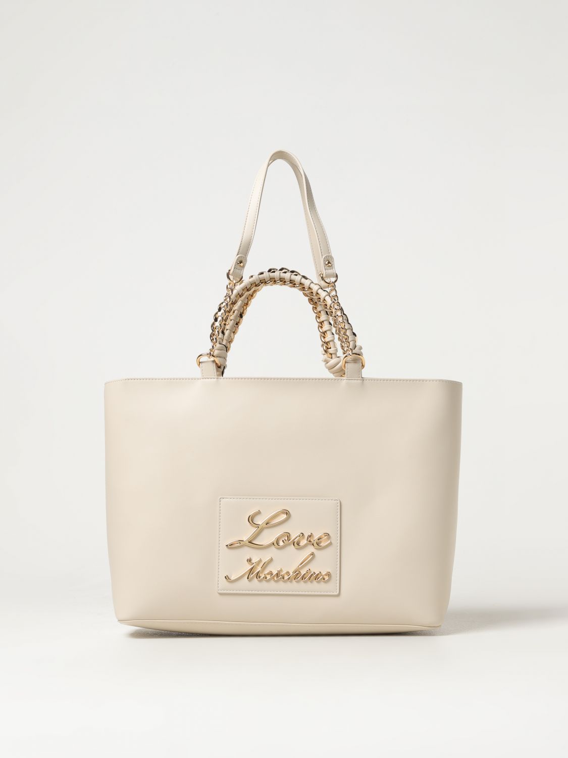 Love Moschino Tote Bags LOVE MOSCHINO Woman colour Ivory