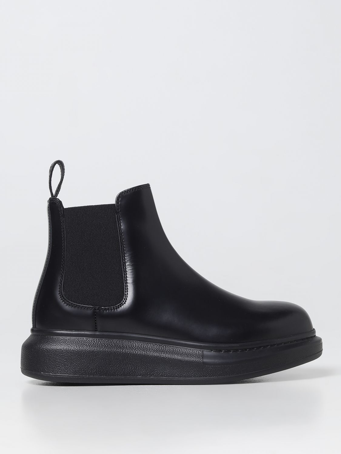 Alexander McQueen Flat Ankle Boots ALEXANDER MCQUEEN Woman colour Black