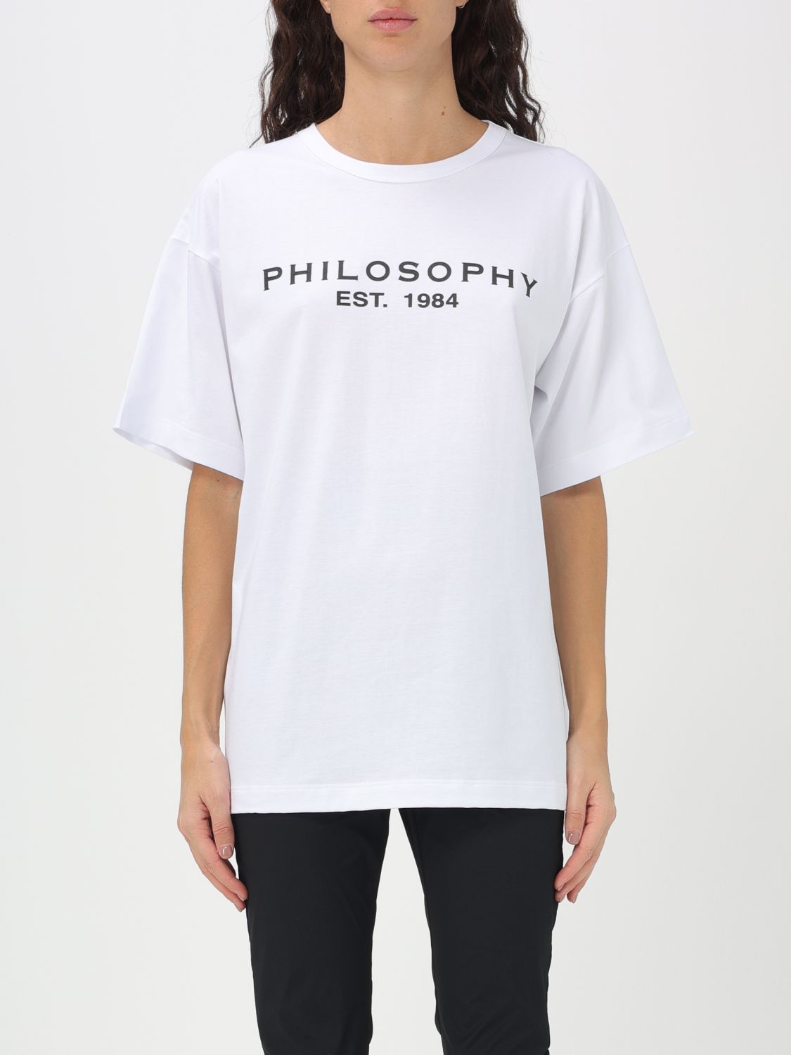 Philosophy Di Lorenzo Serafini T-Shirt PHILOSOPHY DI LORENZO SERAFINI Woman colour White