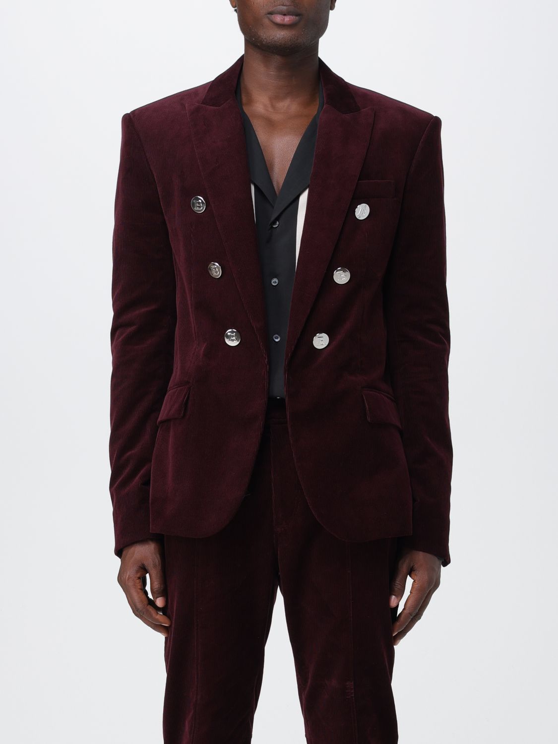 Balmain Blazer BALMAIN Men colour Burgundy