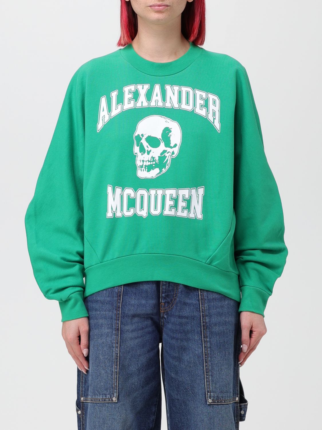 Alexander McQueen Sweatshirt ALEXANDER MCQUEEN Woman colour Green