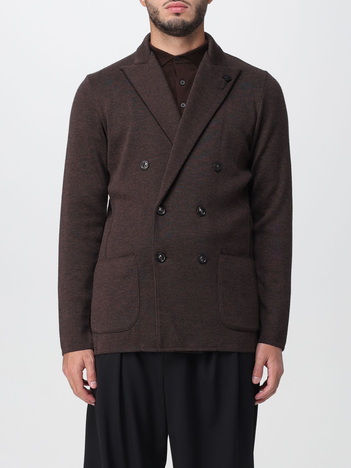 Lardini Blazer LARDINI Men colour Brown