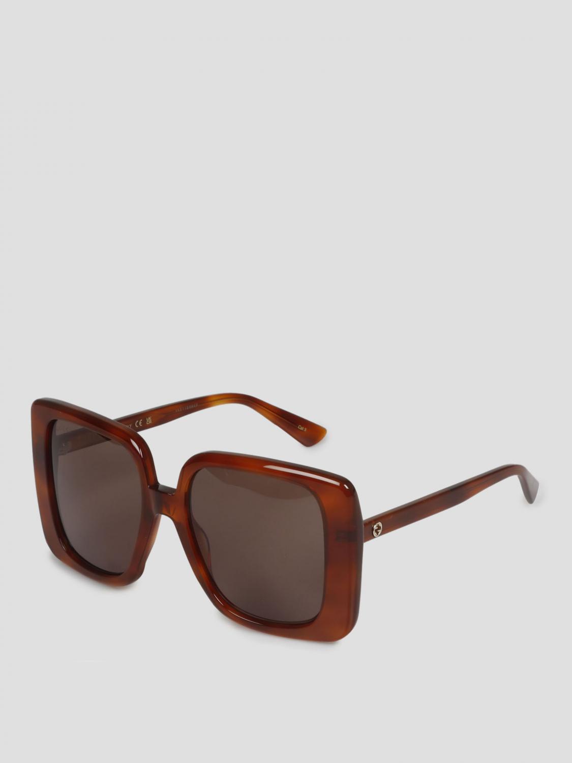 Gucci Sunglasses GUCCI Woman color Brown