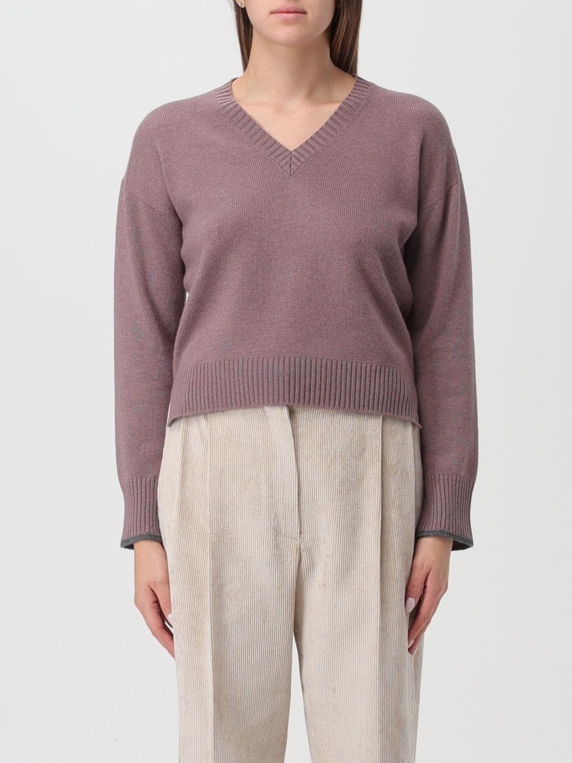 Brunello Cucinelli Jumper BRUNELLO CUCINELLI Woman colour Plum