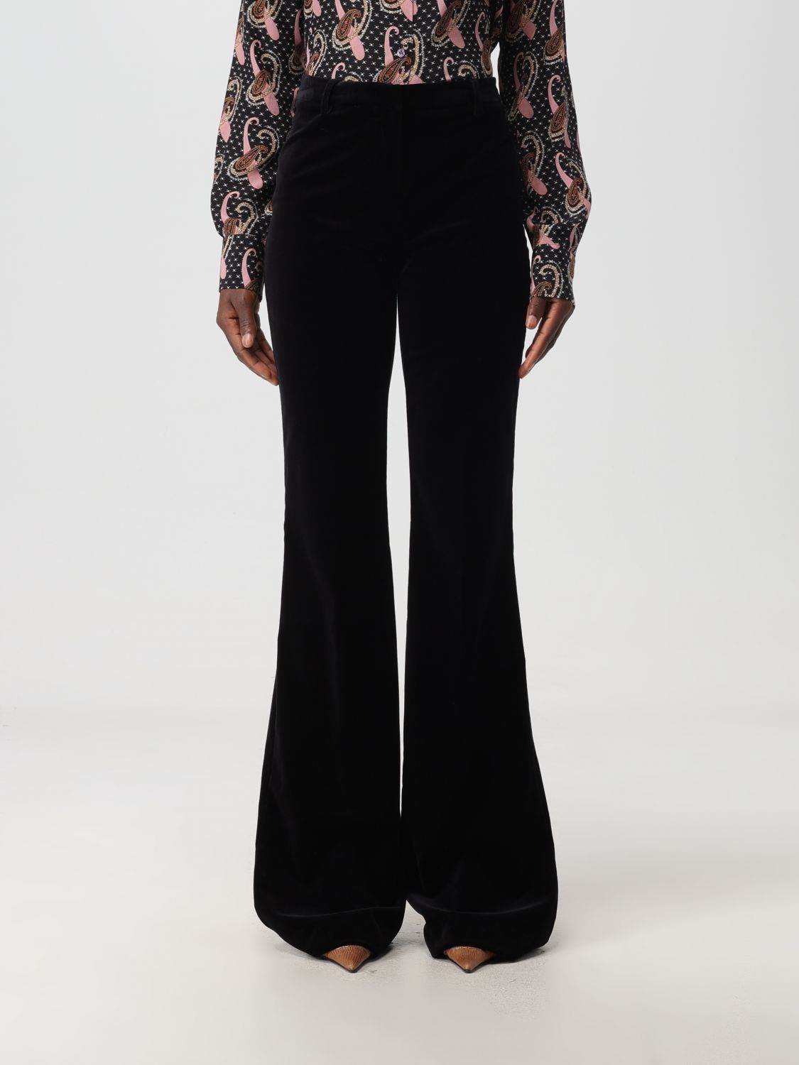 Etro Trousers ETRO Woman colour Black