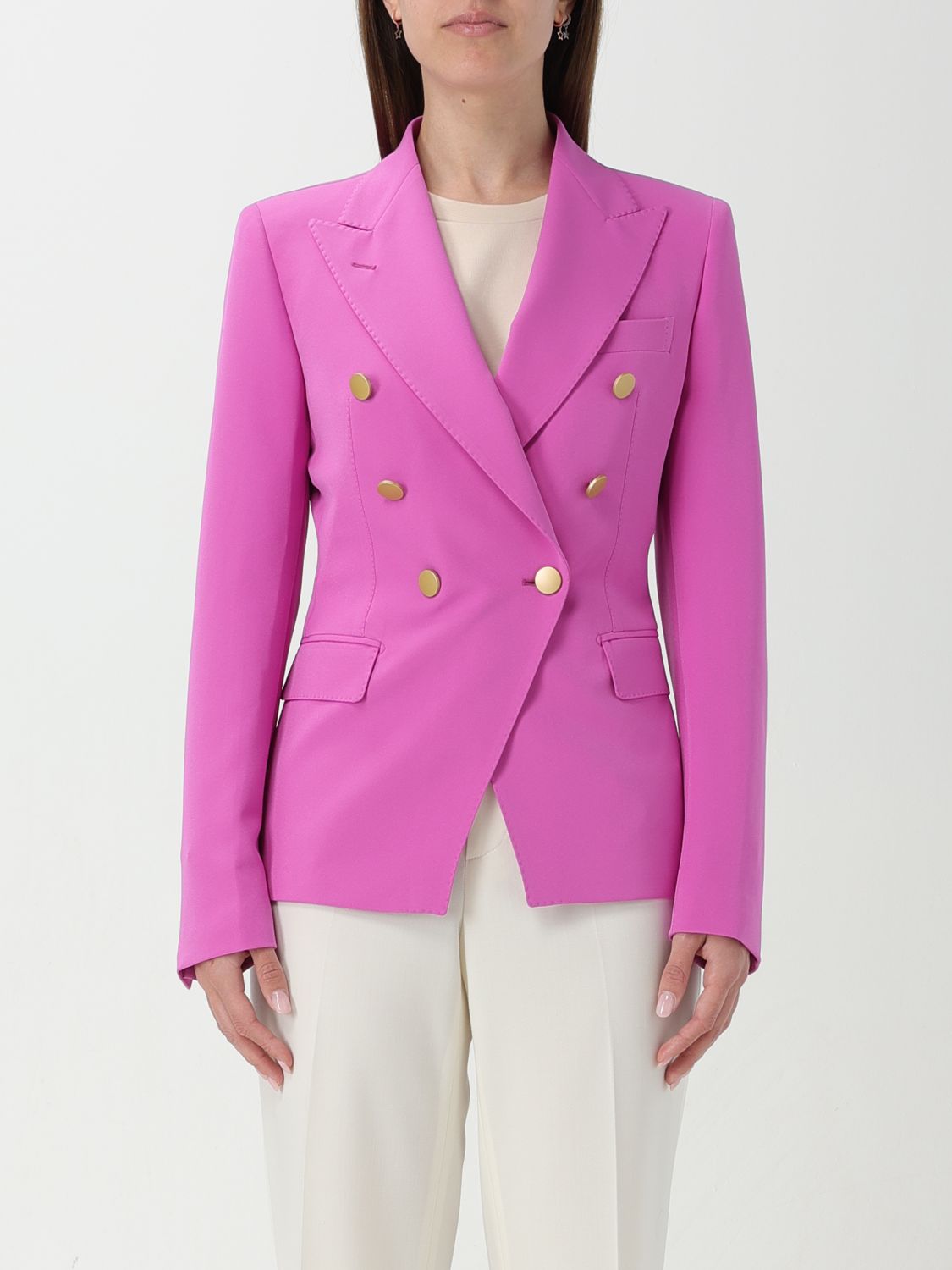 Tagliatore Jacket TAGLIATORE Woman colour Fuchsia