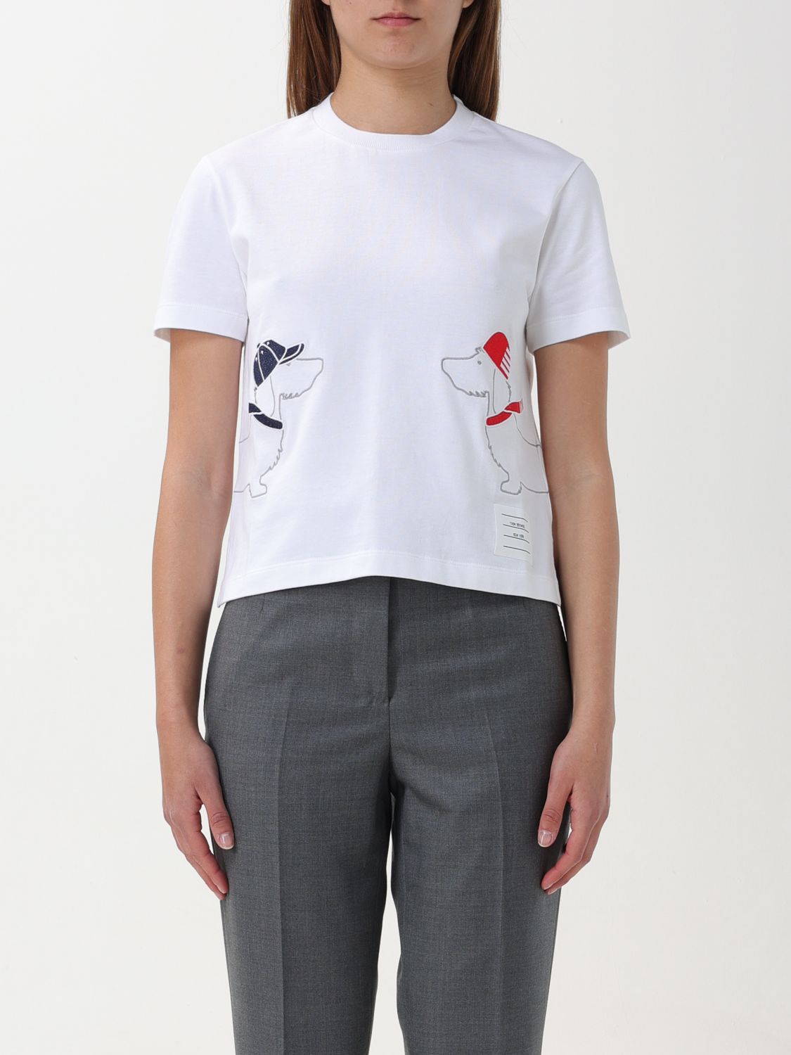 Thom Browne T-Shirt THOM BROWNE Woman colour White