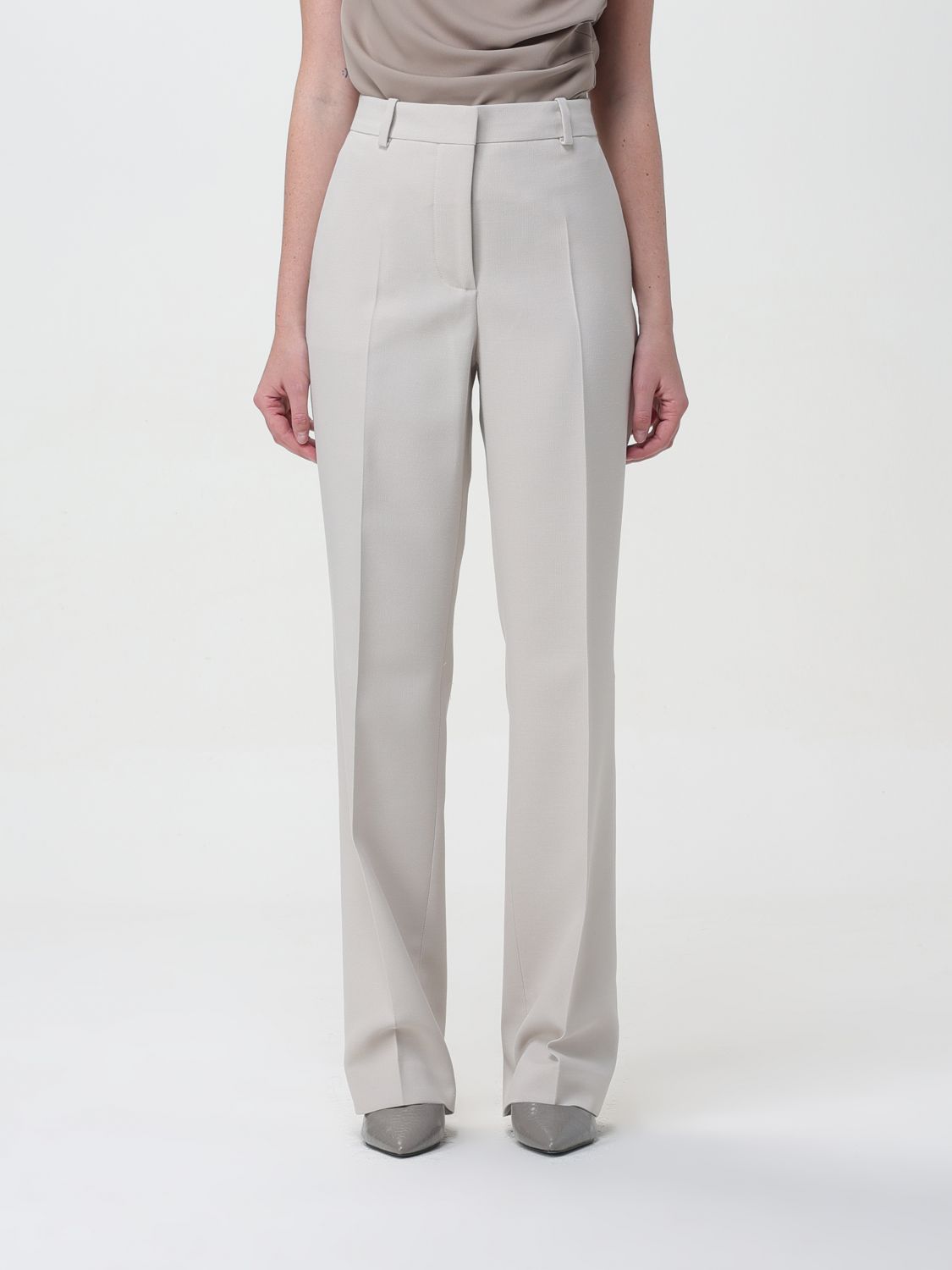 Calvin Klein Trousers CALVIN KLEIN Woman colour Grey