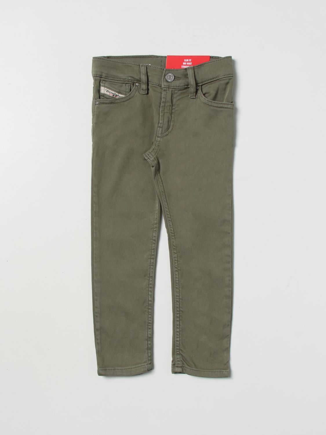 Diesel Trousers DIESEL Kids colour Green