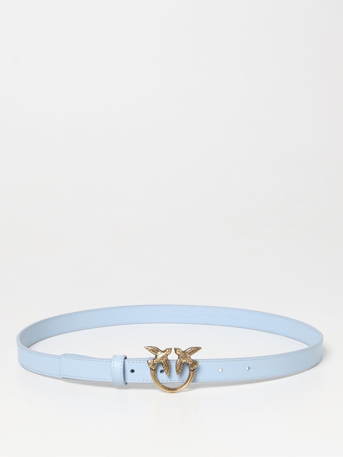 Pinko Belt PINKO Woman colour Gnawed Blue