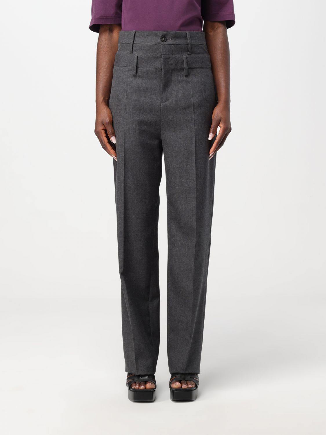 AMBUSH Trousers AMBUSH Woman colour Grey