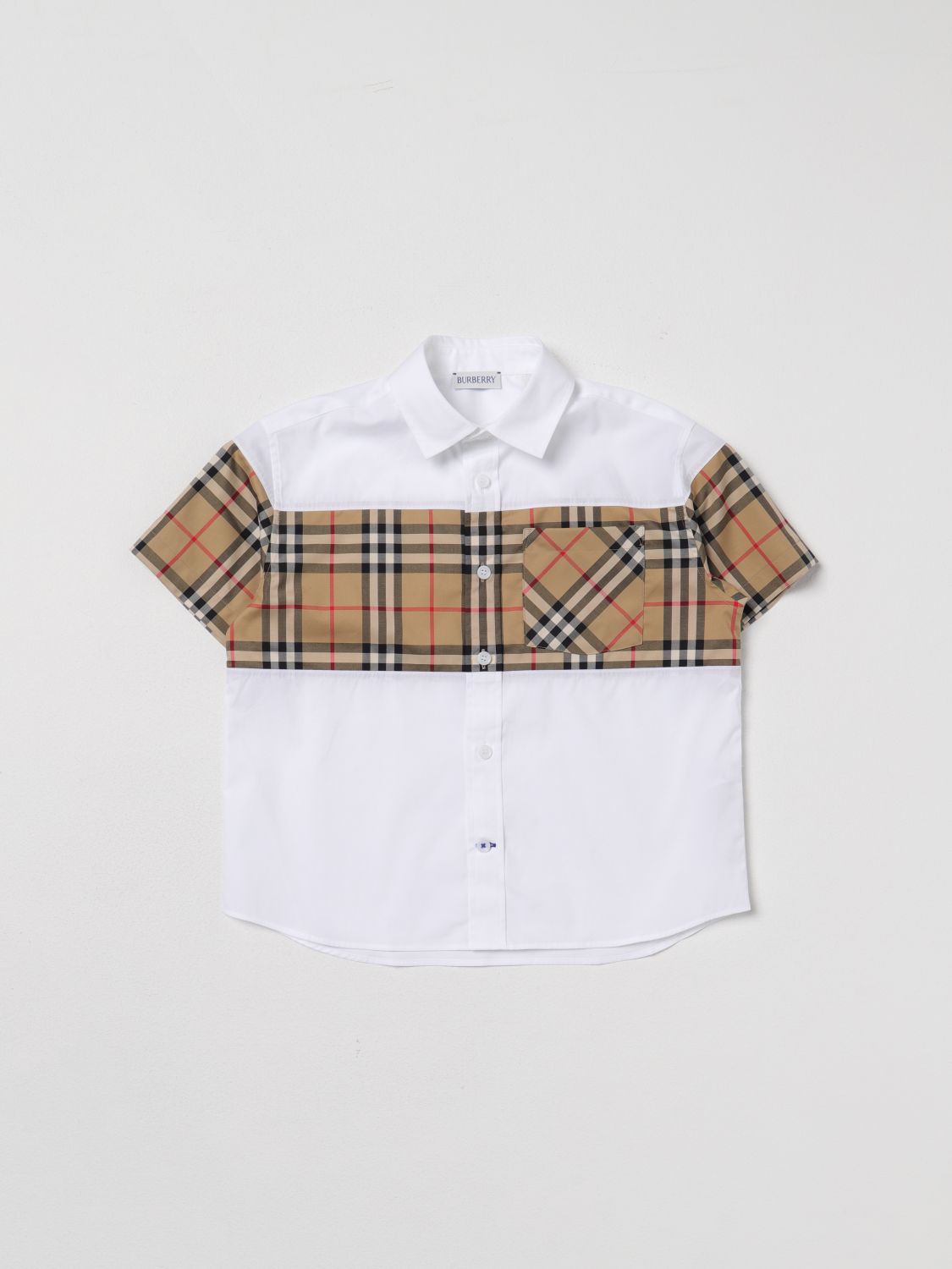 Burberry Kids Shirt BURBERRY KIDS Kids colour White