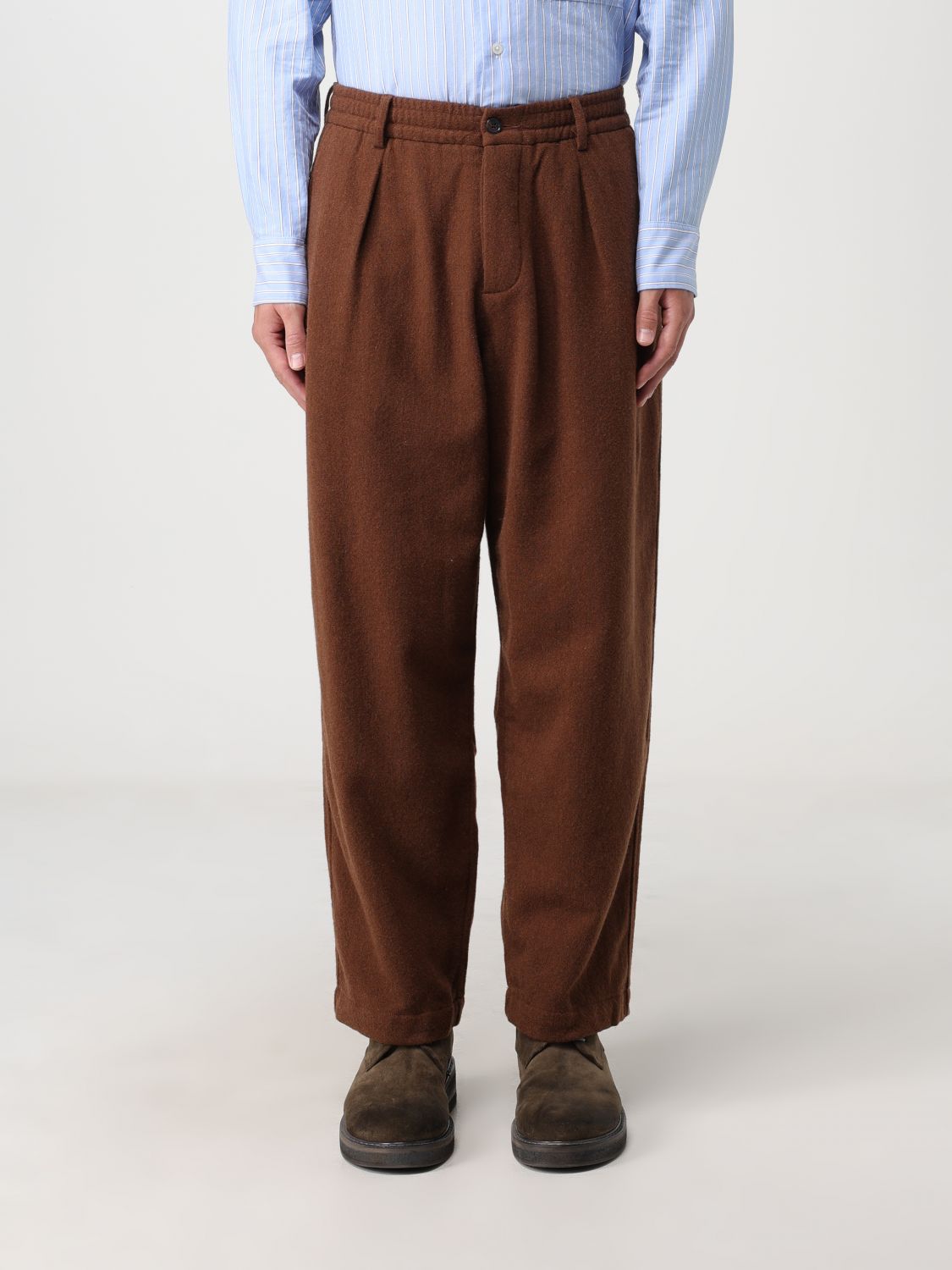Universal Works Trousers UNIVERSAL WORKS Men colour Brown
