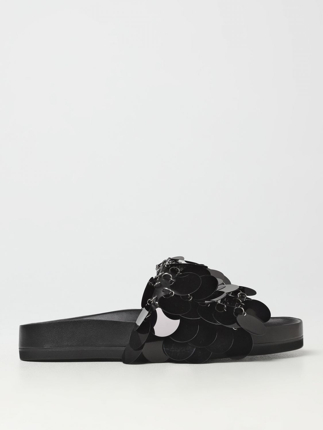 Rabanne Flat Sandals RABANNE Woman colour Black