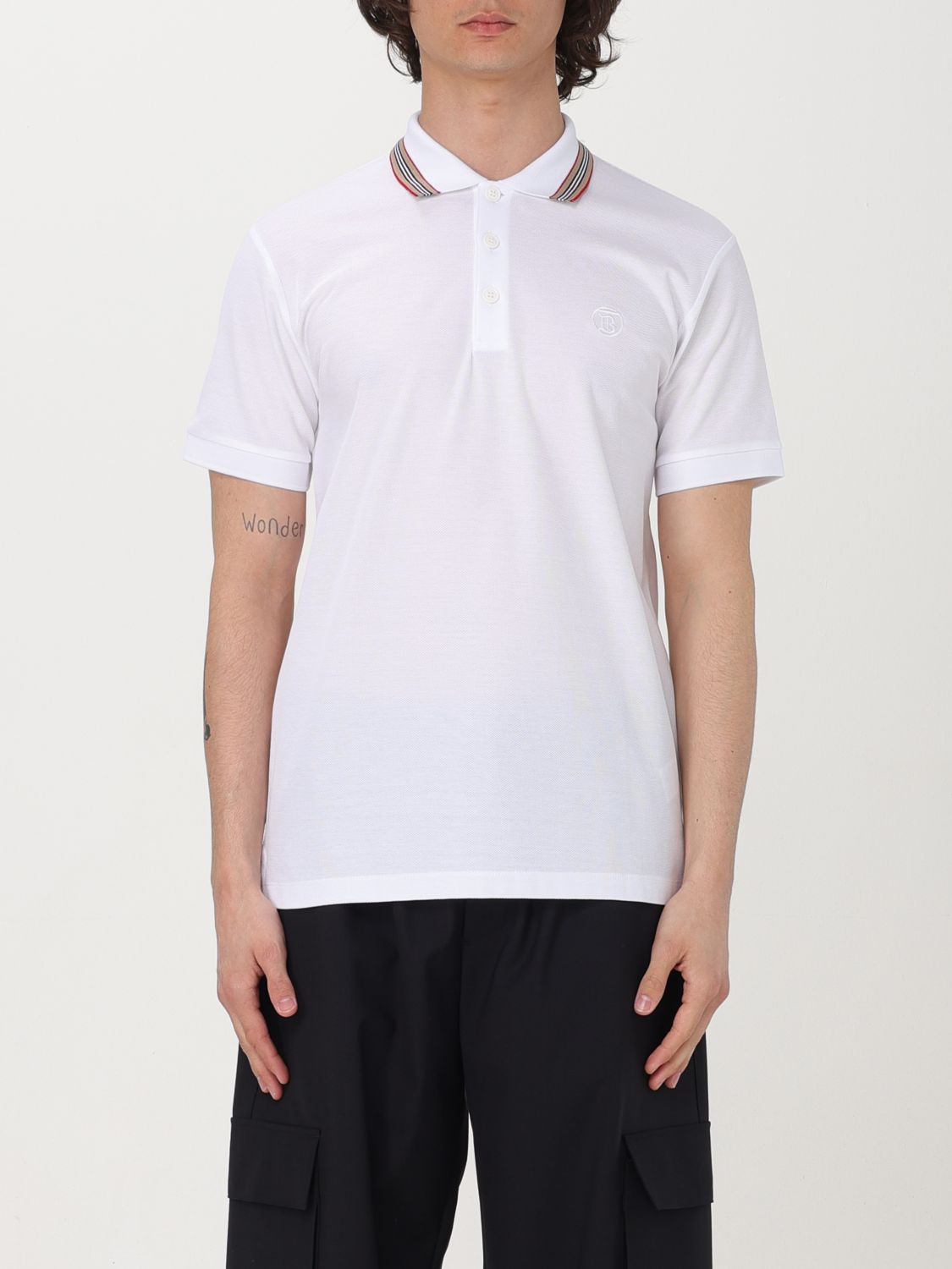 Burberry Polo Shirt BURBERRY Men colour White