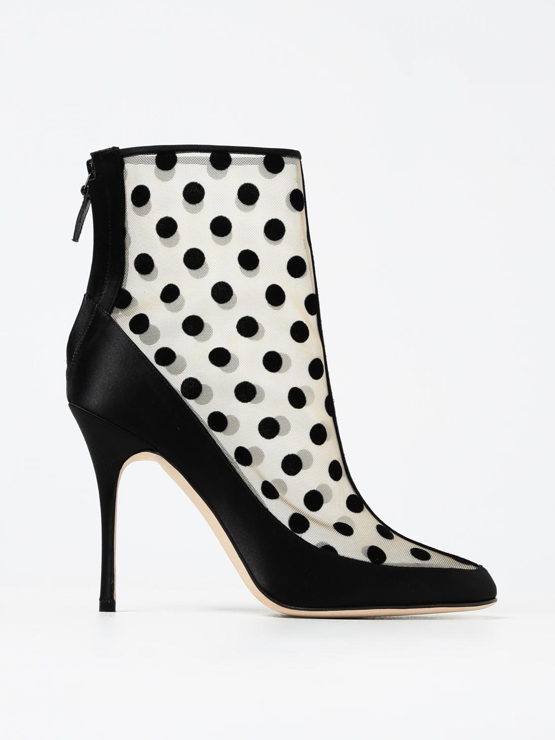 Manolo Blahnik Flat Ankle Boots MANOLO BLAHNIK Woman colour Black