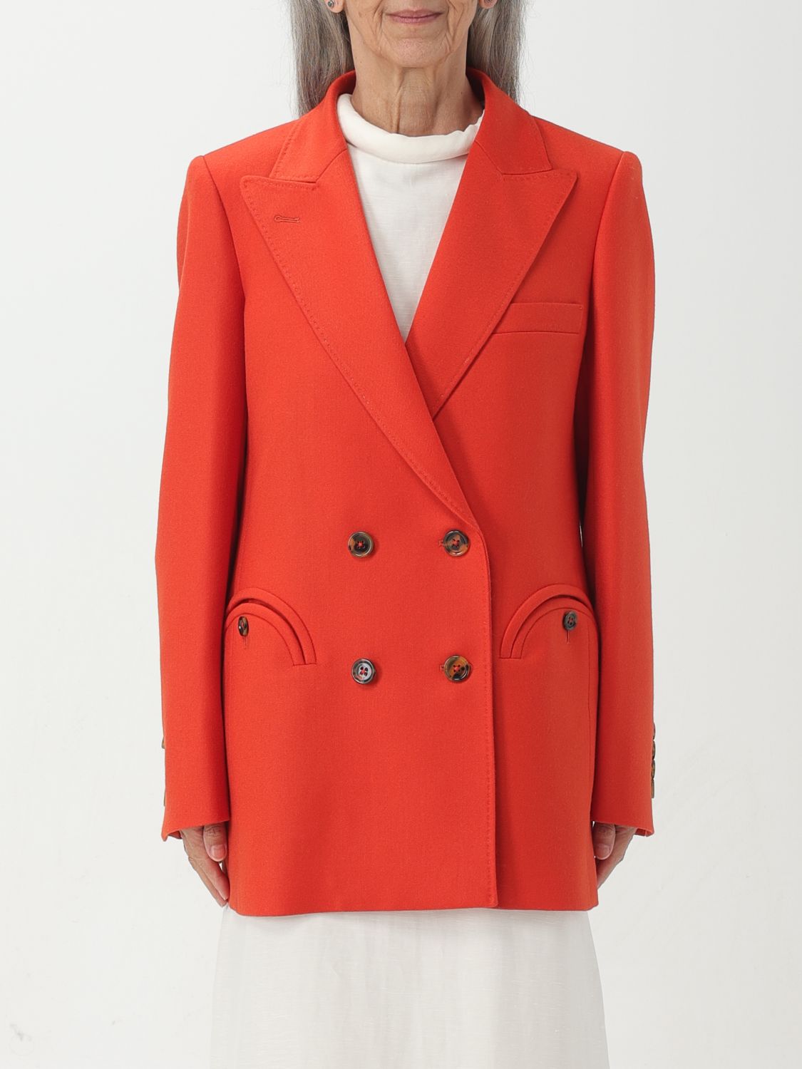 BLAZE MILANO Blazer BLAZÉ MILANO Woman colour Coral