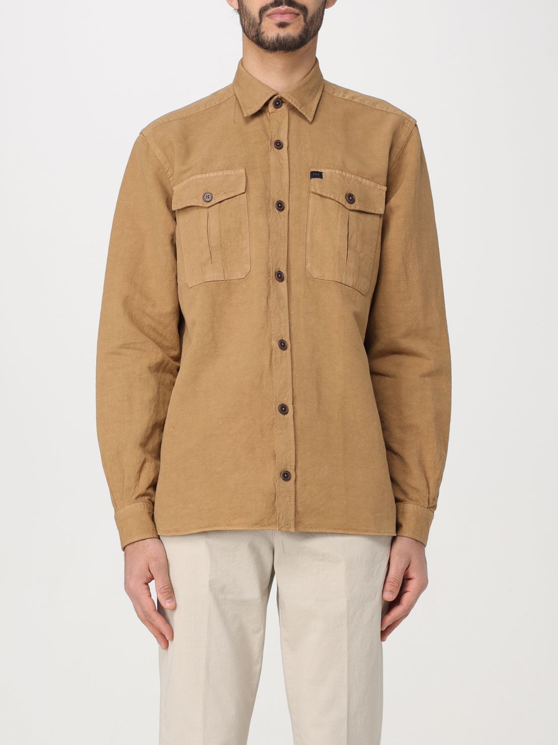 Fay Shirt FAY Men colour Camel