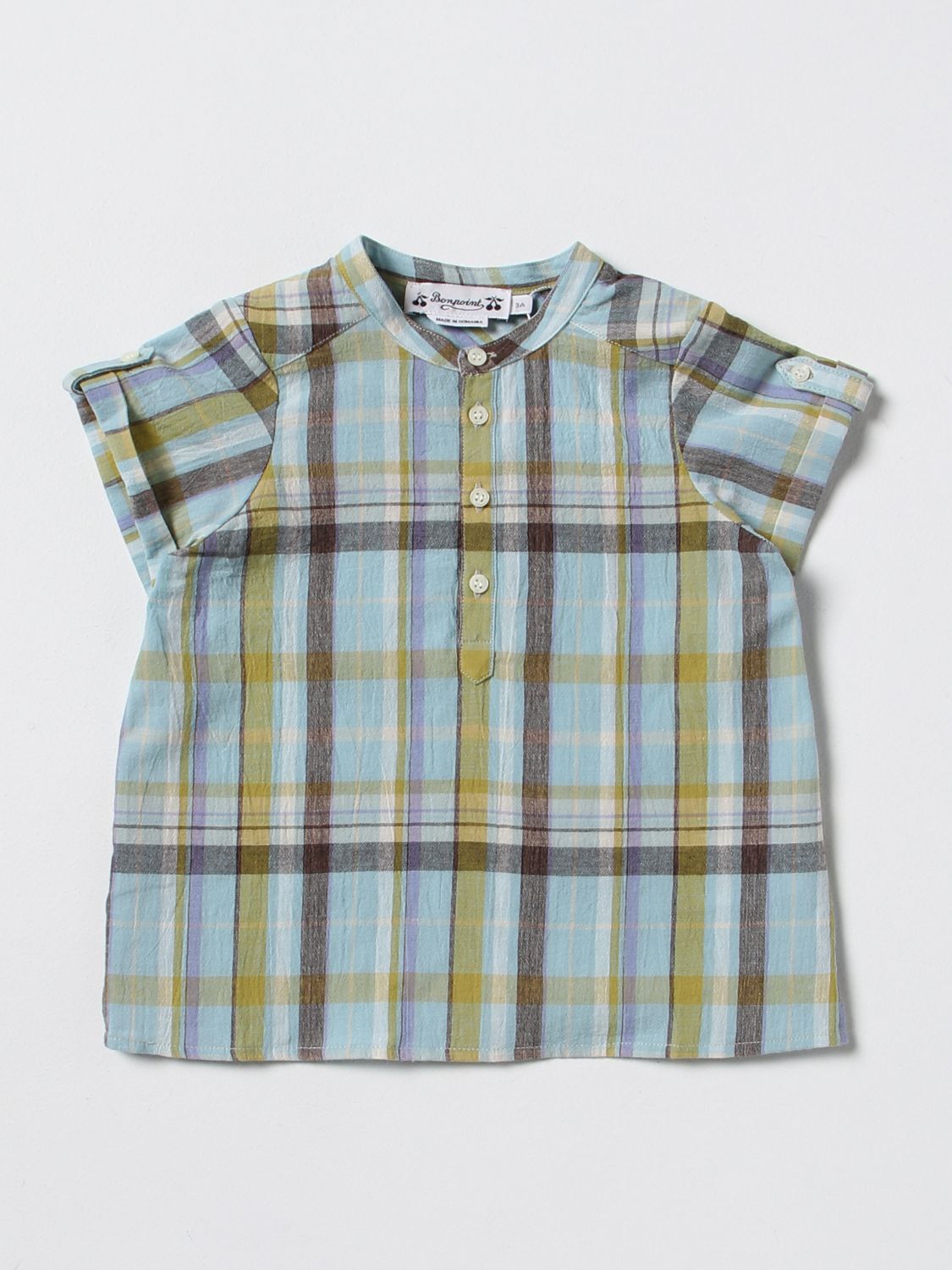 Bonpoint Shirt BONPOINT Kids colour Turquoise