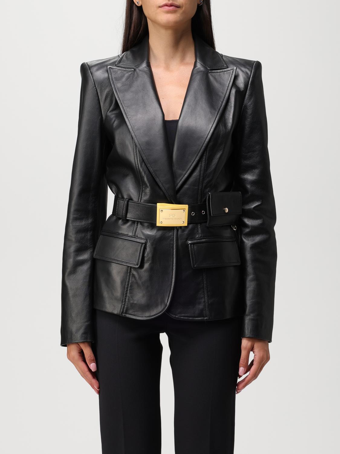 Elisabetta Franchi Blazer ELISABETTA FRANCHI Woman colour Black