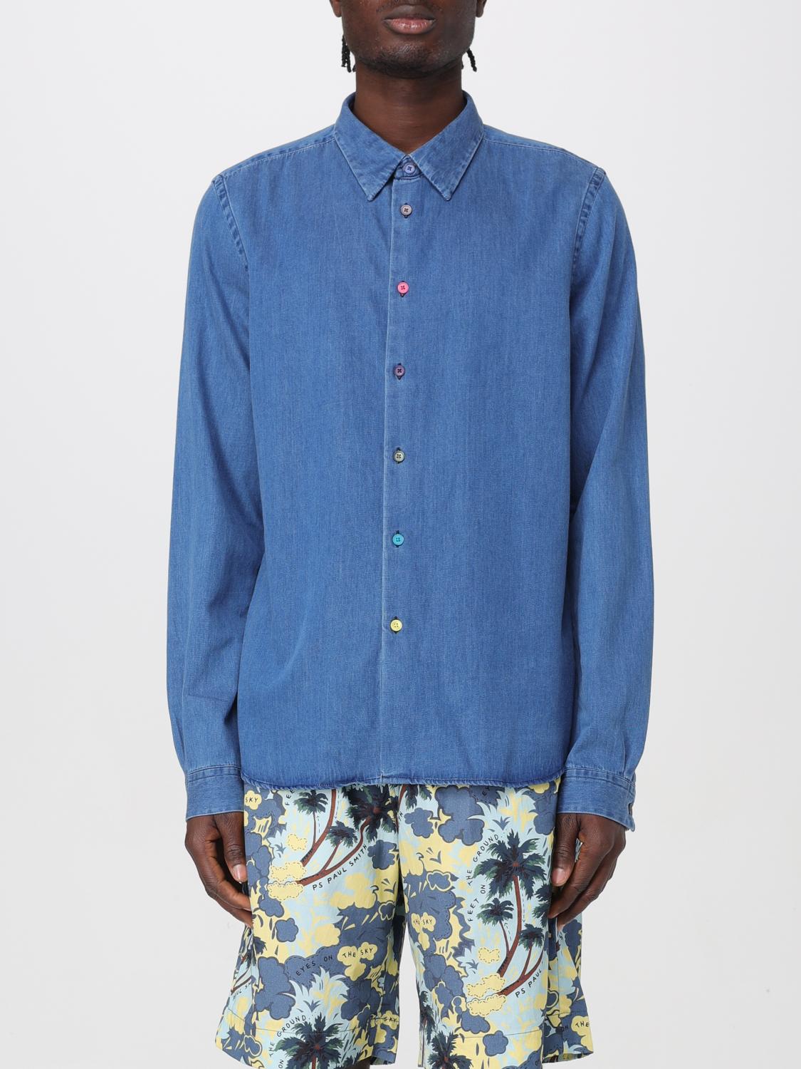 Ps Paul Smith Shirt PS PAUL SMITH Men colour Blue