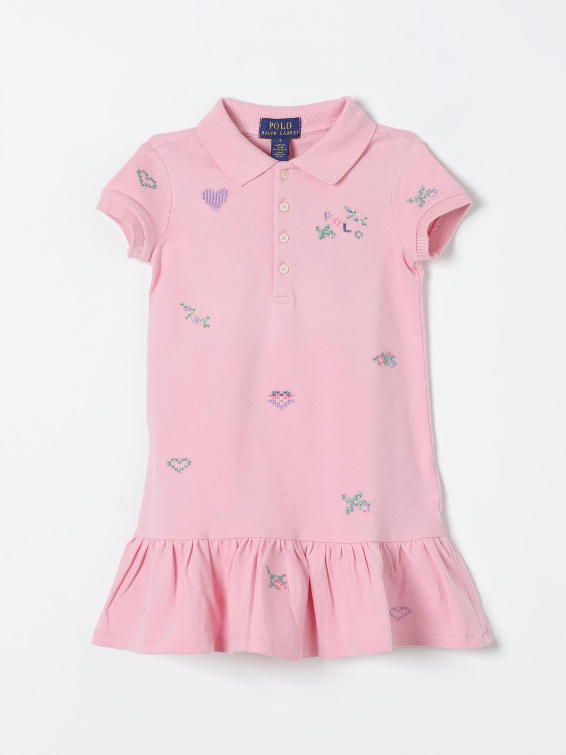 Polo Ralph Lauren Dress POLO RALPH LAUREN Kids color Pink