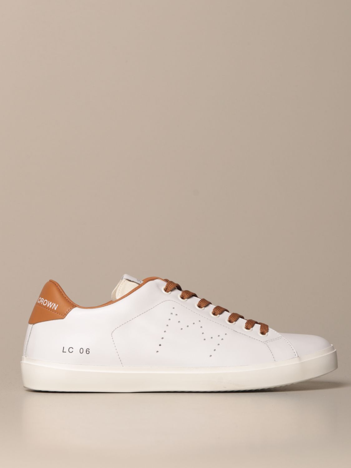 Leather Crown Trainers LEATHER CROWN Men colour White