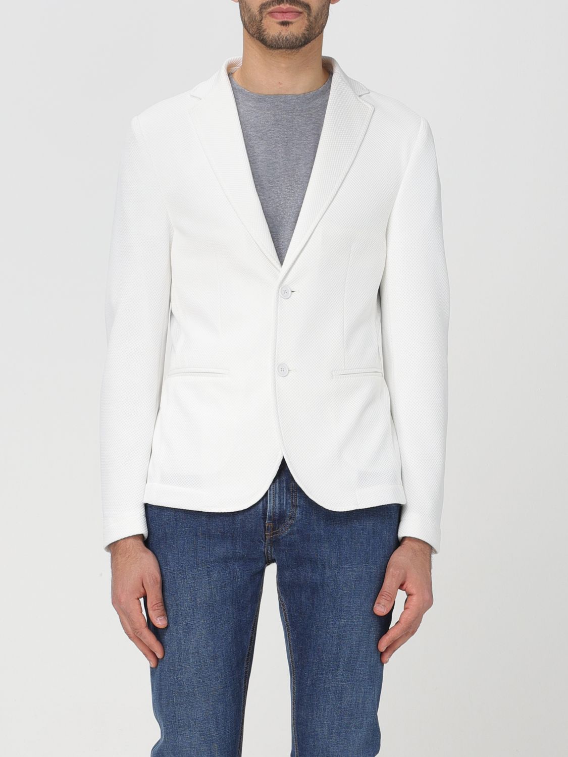 Daniele Alessandrini Blazer DANIELE ALESSANDRINI Men colour White