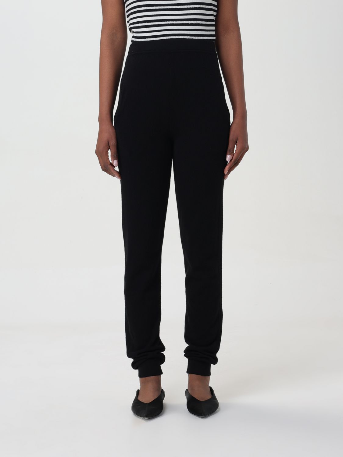 Saint Laurent Trousers SAINT LAURENT Woman colour Black