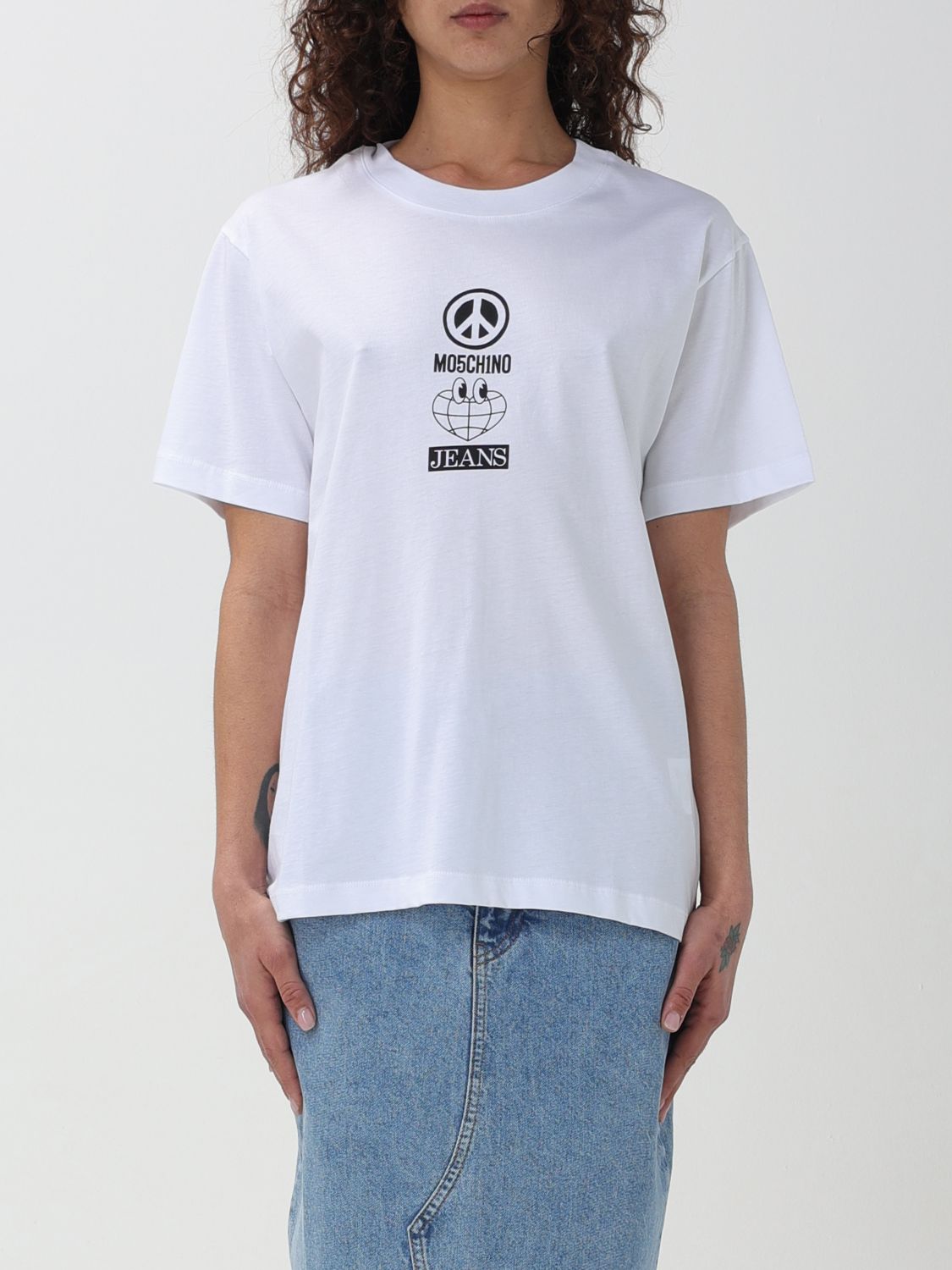 Moschino Jeans T-Shirt MOSCHINO JEANS Woman colour White