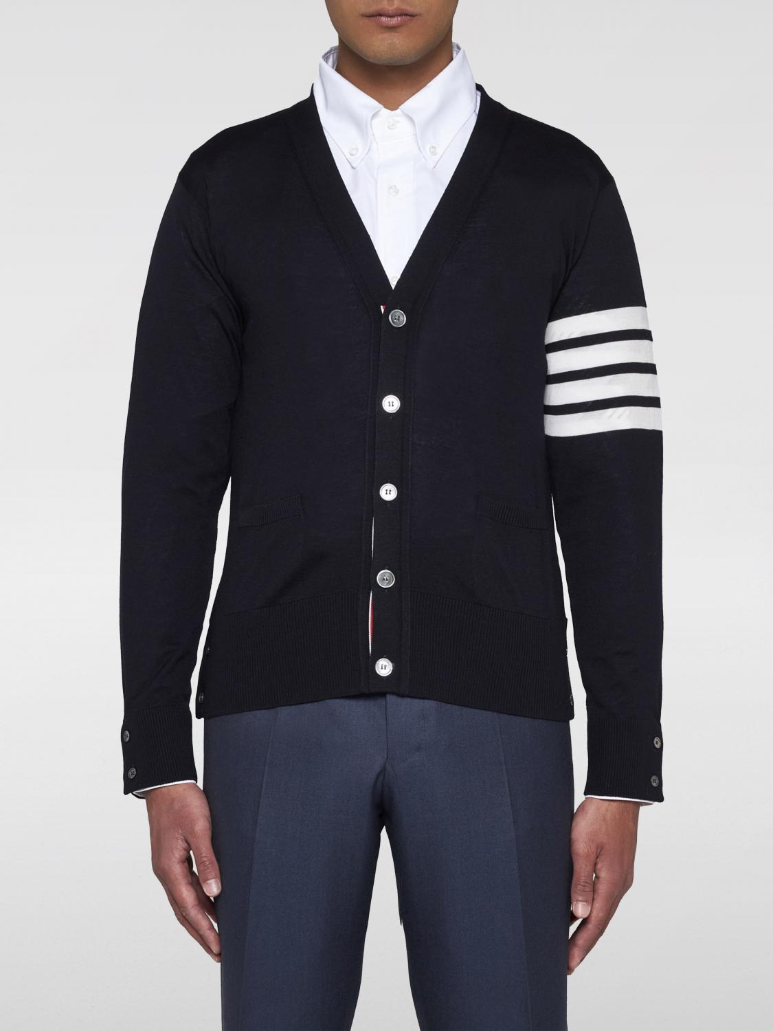 Thom Browne Cardigan THOM BROWNE Men colour Navy