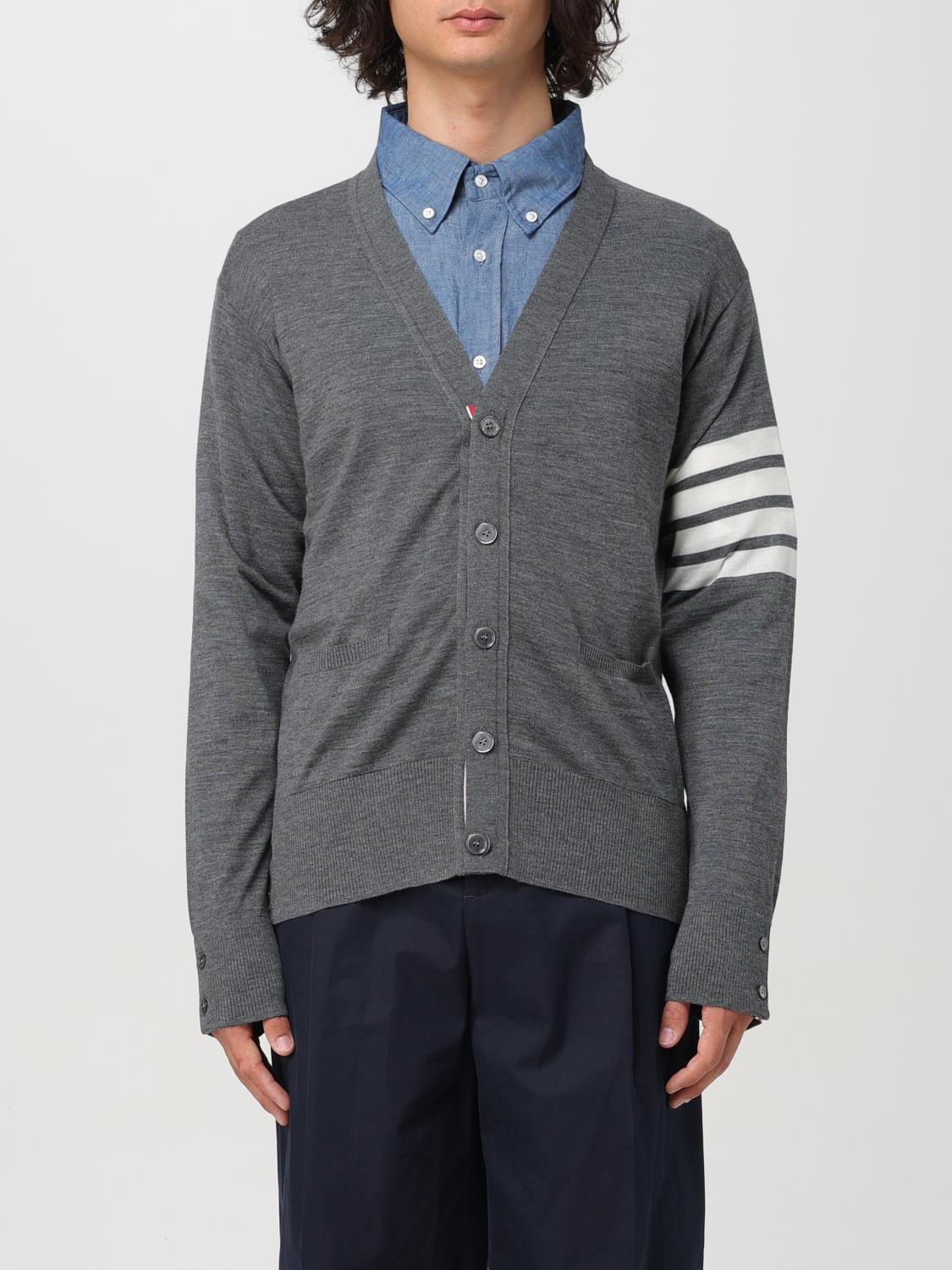 Thom Browne Cardigan THOM BROWNE Men colour Grey 1