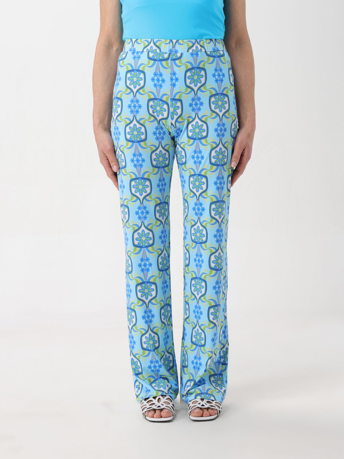 Maliparmi Trousers MALIPARMI Woman colour Gnawed Blue