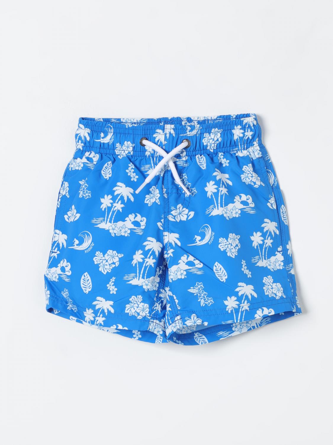 Sundek Swimsuit SUNDEK Kids color Gnawed Blue