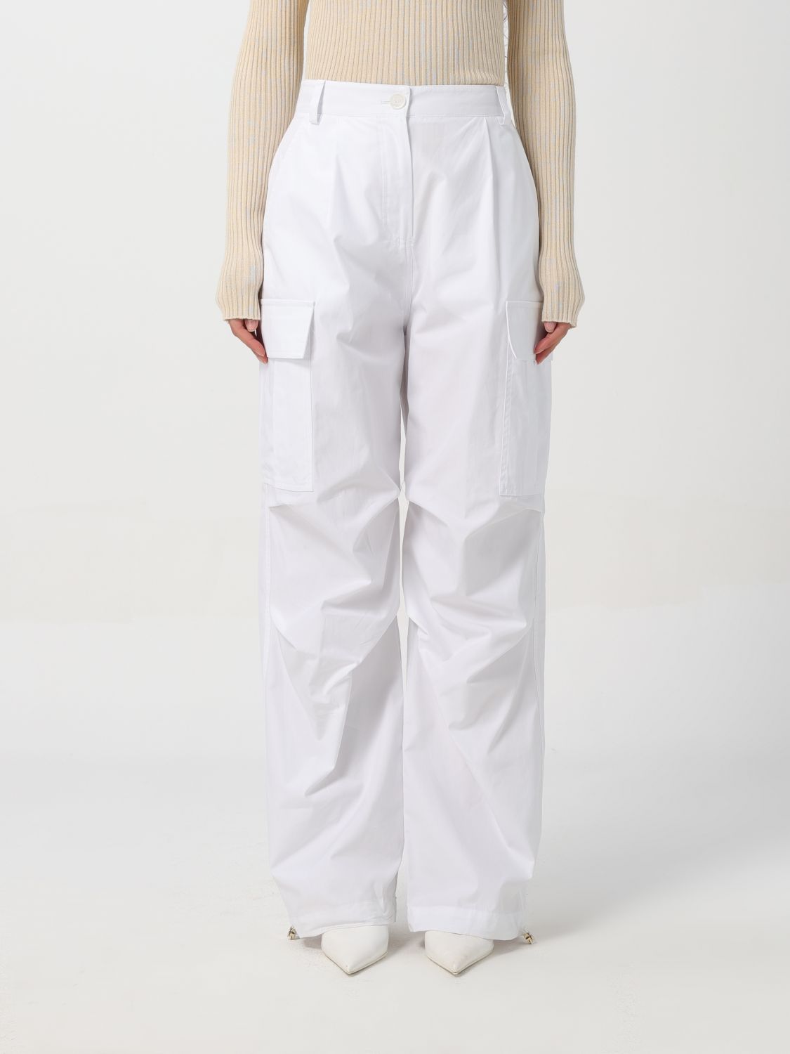 Patrizia Pepe Trousers PATRIZIA PEPE Woman colour White 1