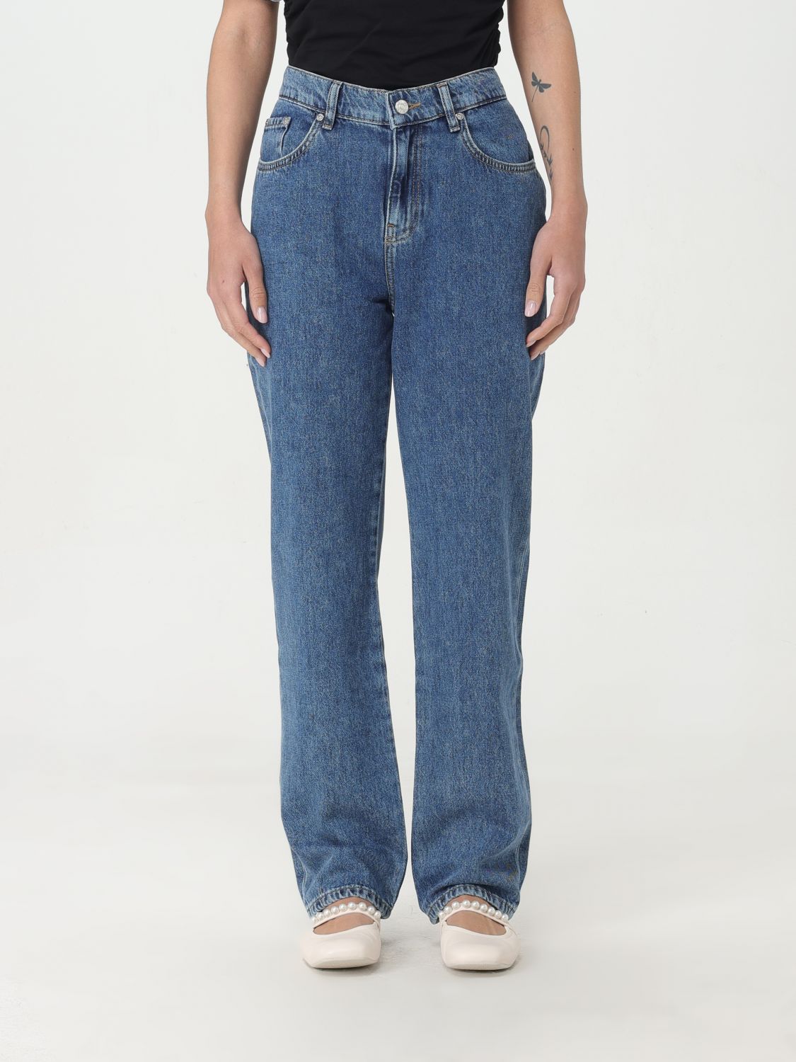 Moschino Jeans Jeans MOSCHINO JEANS Woman colour Denim