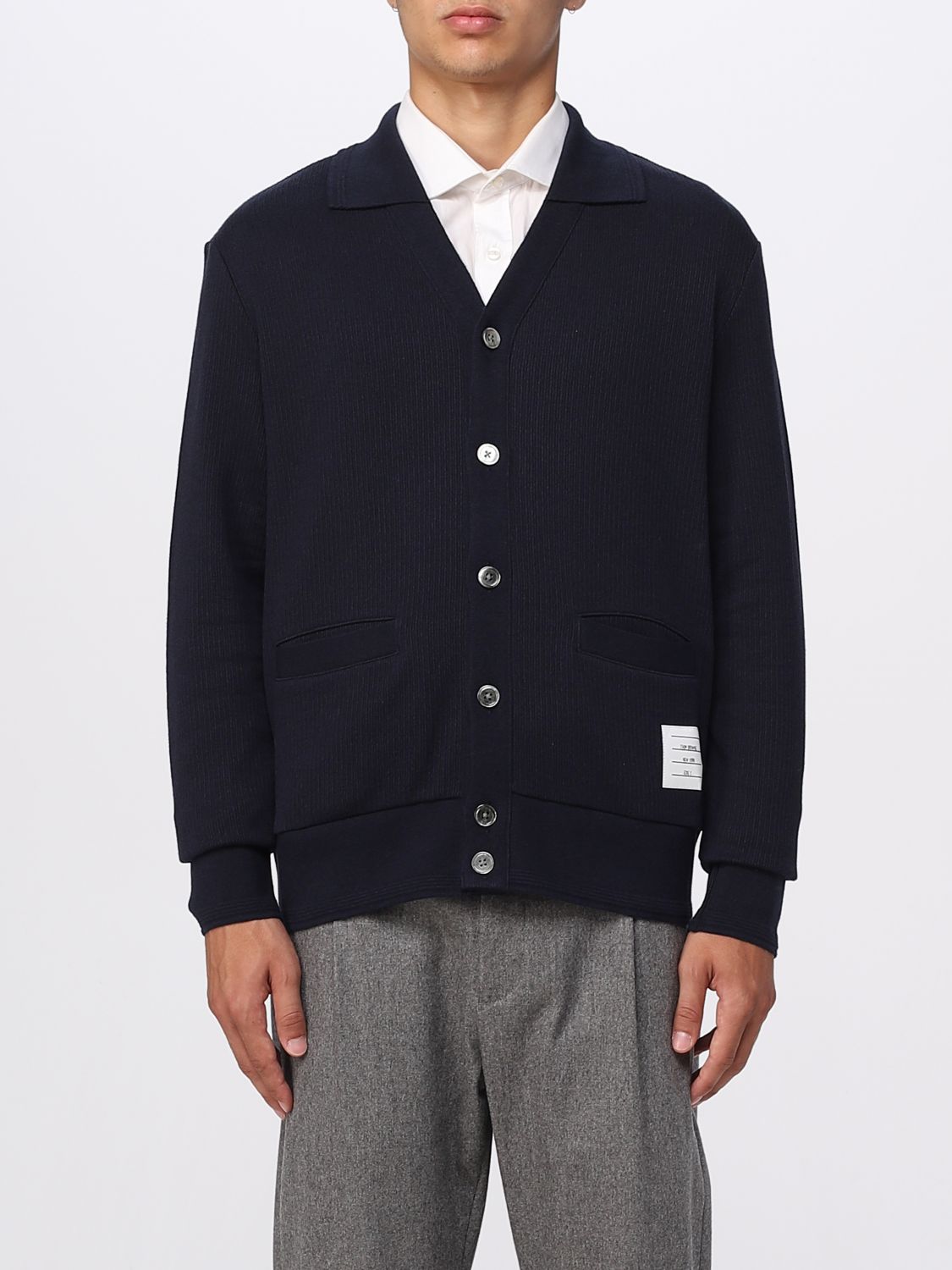 Thom Browne Cardigan THOM BROWNE Men colour Blue