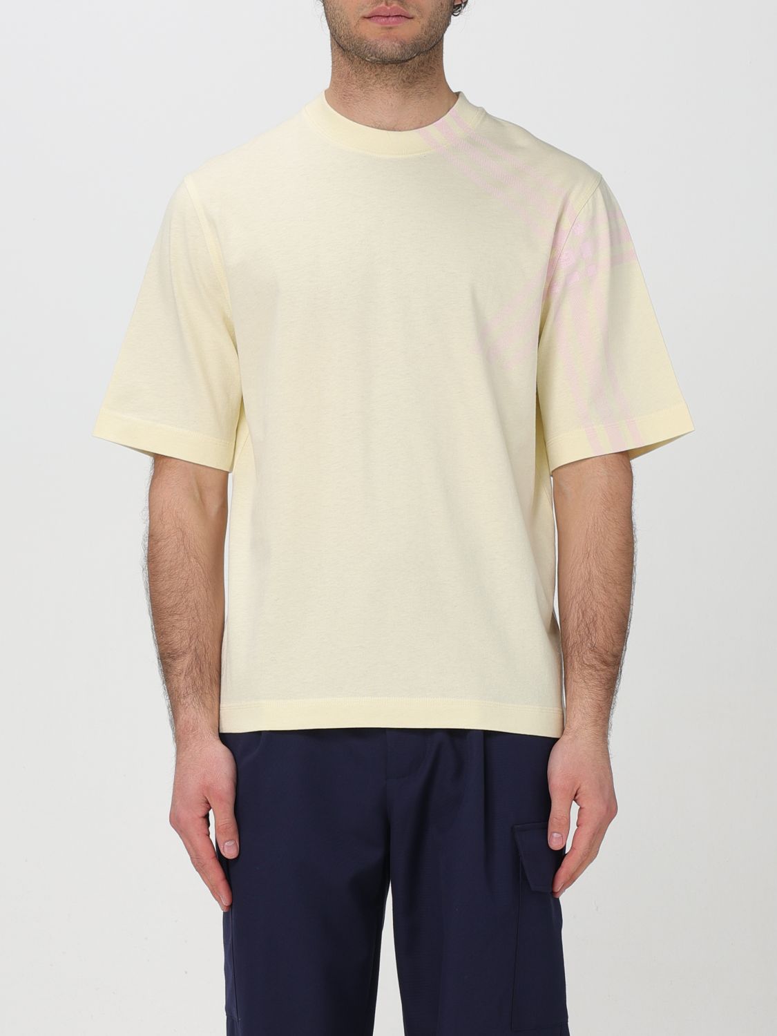 Burberry T-Shirt BURBERRY Men colour Straw Yellow