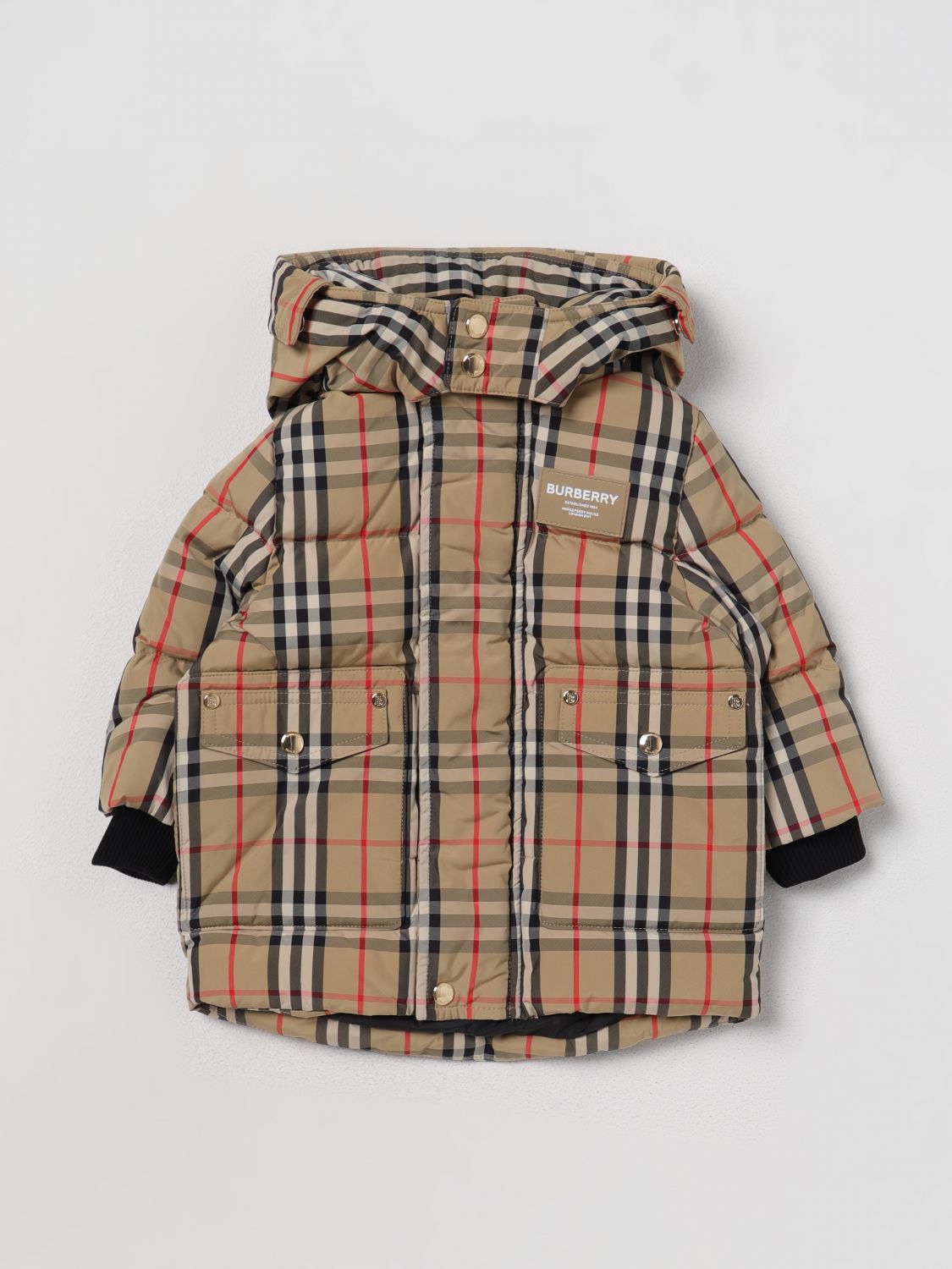 Burberry Kids Jacket BURBERRY KIDS Kids colour Beige