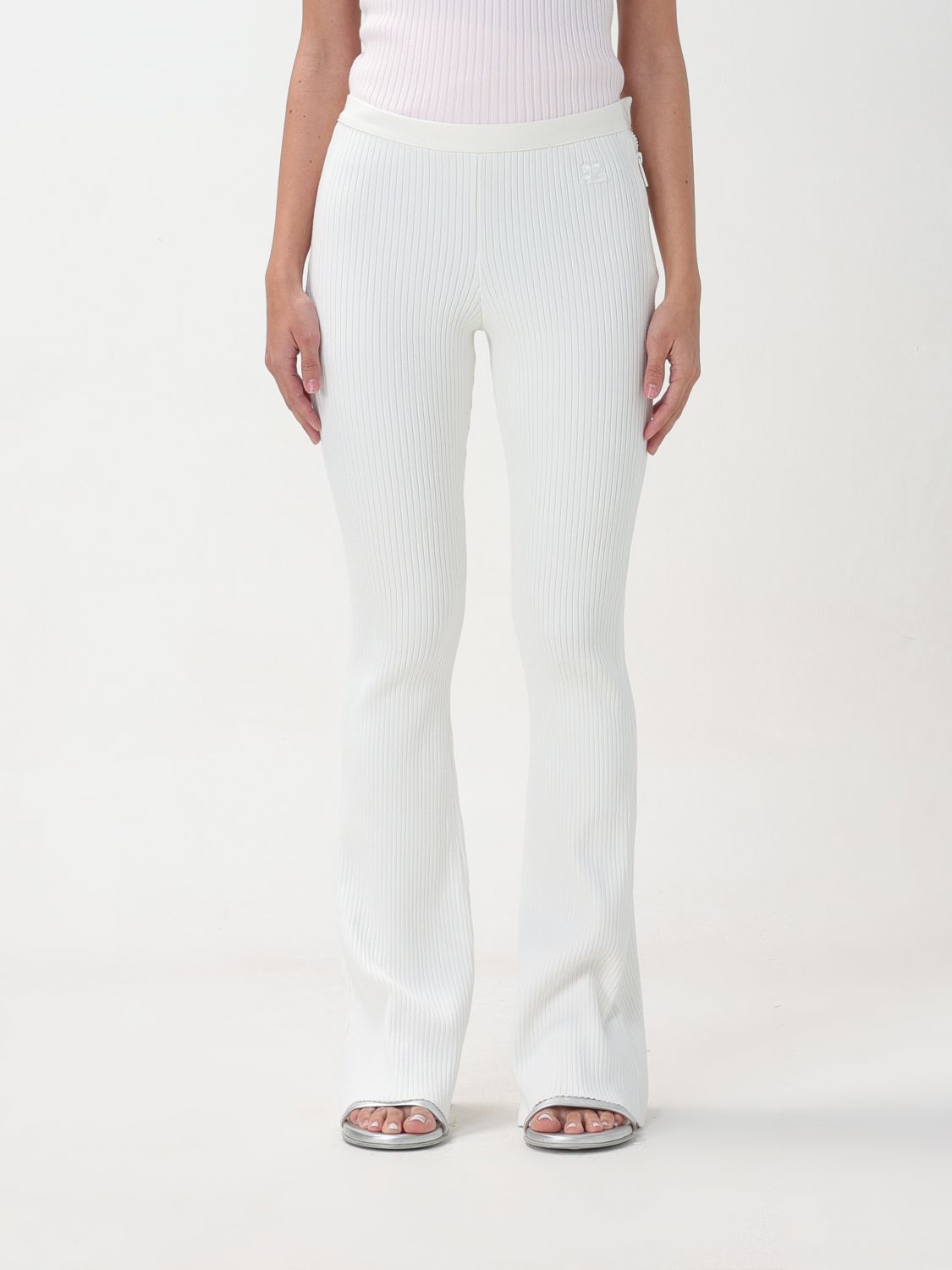 Courrèges Trousers COURRÈGES Woman colour White